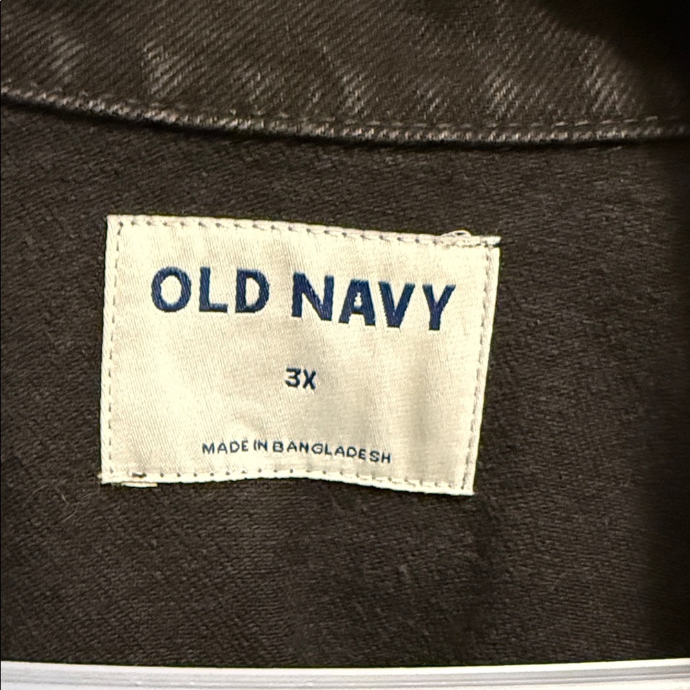 Old Navy Black Denim Jacket - Picture 2 of 5